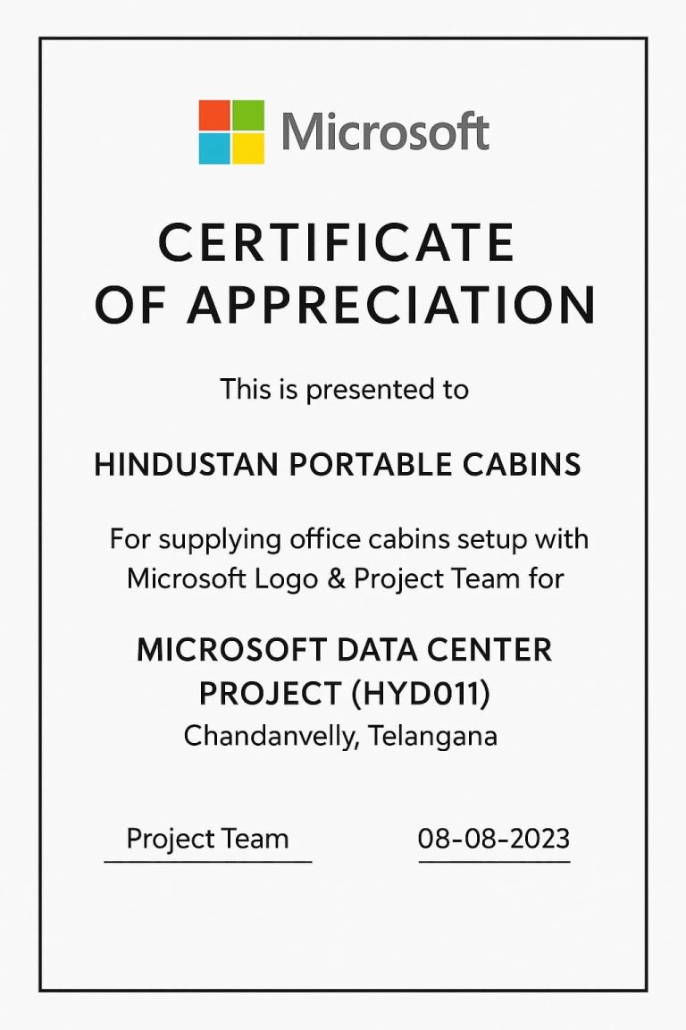 Appreciation Certificate